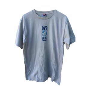 DVS Shoe Company Graphic T Shirt Mens Large Beige Skate Brand Logo Tee